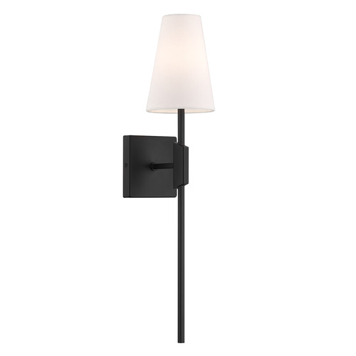 Meridian Matte Black Sconce