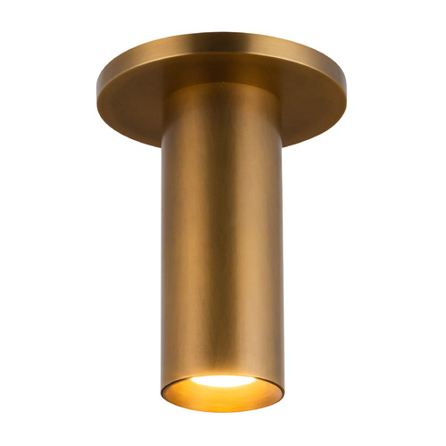 Kuzco Lighting Mason Vintage Brass LED Semi-Flushmount Light
