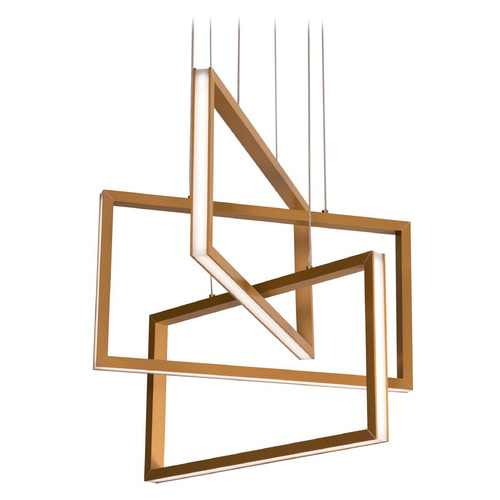 Afx Lighting Cole Gold LED Multi-Light Pendant