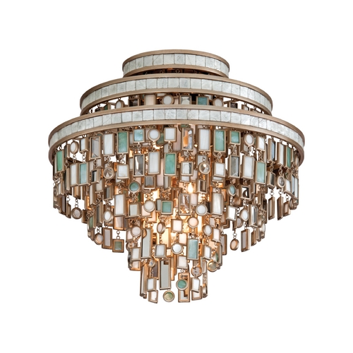 Corbett Lighting Dolcetti Silver Semi-Flush Mount by Corbett Lighting 142-33-CPL