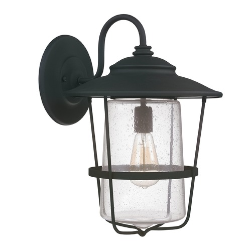 Capital Lighting Creekside 18.50-Inch Outdoor Wall Light in Black by Capital Lighting 9603BK