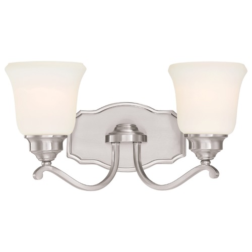 Minka Lavery Savannah Row Brushed Nickel Bathroom Light by Minka Lavery 3322-84