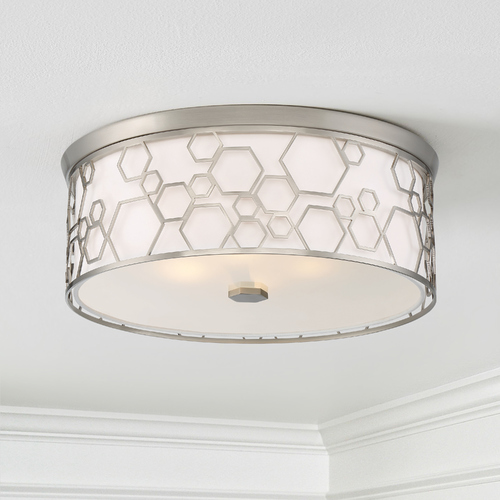 Brushed Nickel LED Flush Mount by Minka Lavery
