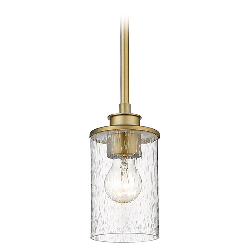 Z-Lite Beckett Olde Brass Mini Pendant by Z-Lite 492MP-OBR