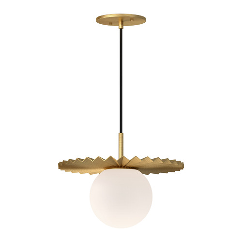 Alora Lighting Plume 12-Inch Pendant in Brushed Gold by Alora Lighting PD501212BGOP