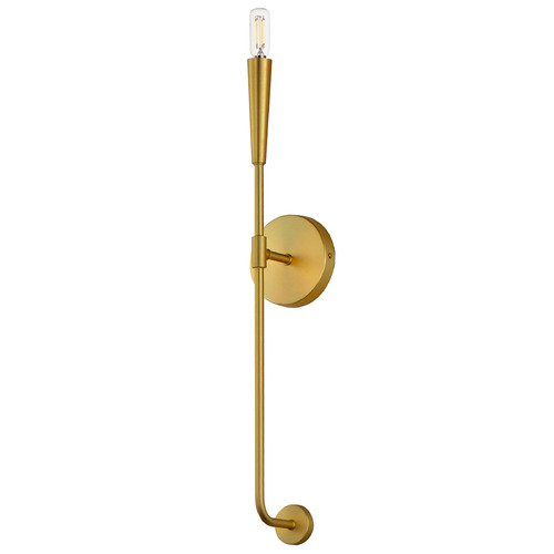 Maxim Lighting Vela Satin Brass Sconce