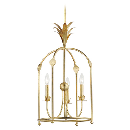 Maxim Lighting Paloma Gold Leaf Pendant by Maxim Lighting 2884GL