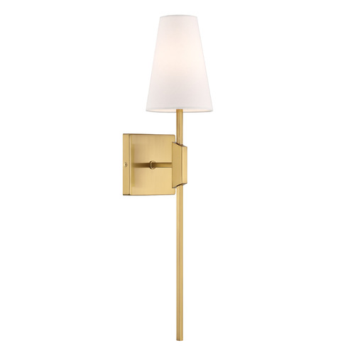 Meridian Natural Brass Sconce