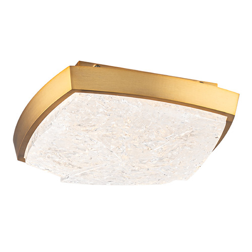 Modern Forms Kenji Aged Brass LED Flushmount Light