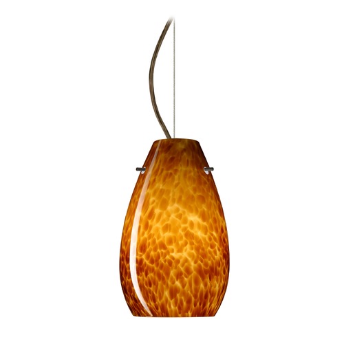 Besa Lighting Besa Lighting Pera Bronze LED Mini-Pendant Light 1KX-412618-LED-BR