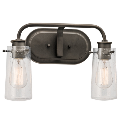 Braelyn 2-Light Olde Bronze Vanity Light by Kichler Lighting