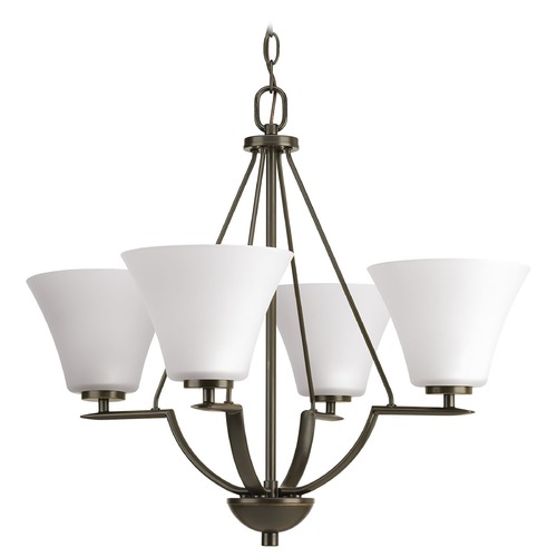 Bravo Antique Bronze Chandelier by Progress Lighting