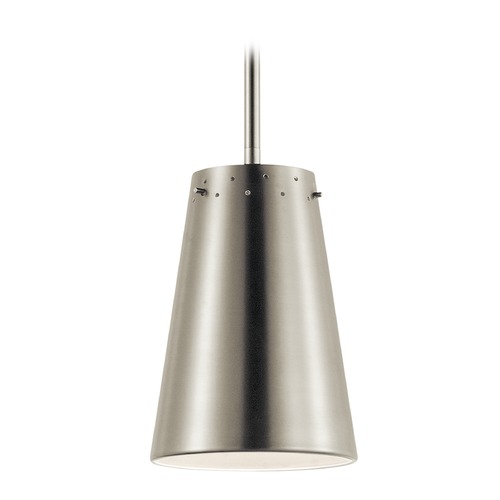 Kichler Lighting Modern LED Mini-Pendant Brushed Nickel by Kichler Lighting 11314NILED