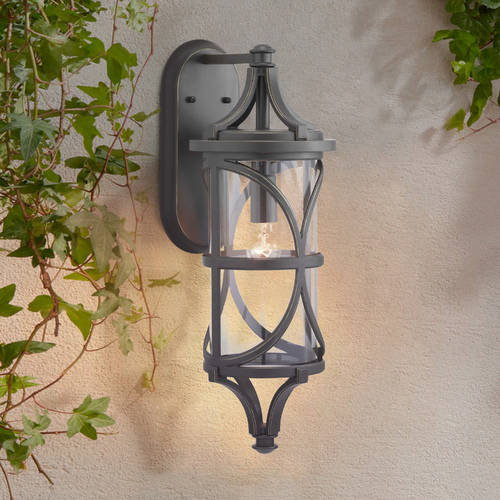 Morrison Antique Bronze Large Outdoor Wall Light by Progress Lighting