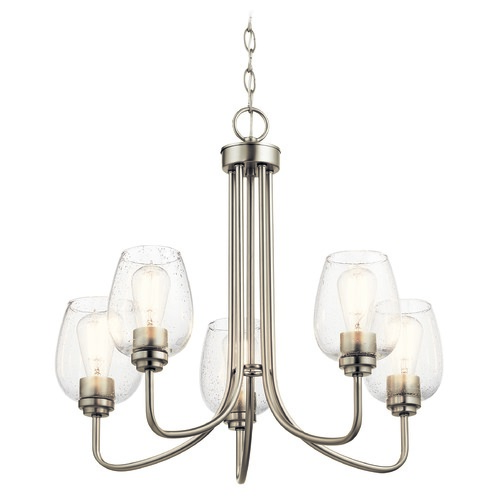 Kichler Lighting Valserrano 24.25-Inch Brushed Nickel Chandelier by Kichler Lighting 44377NICS