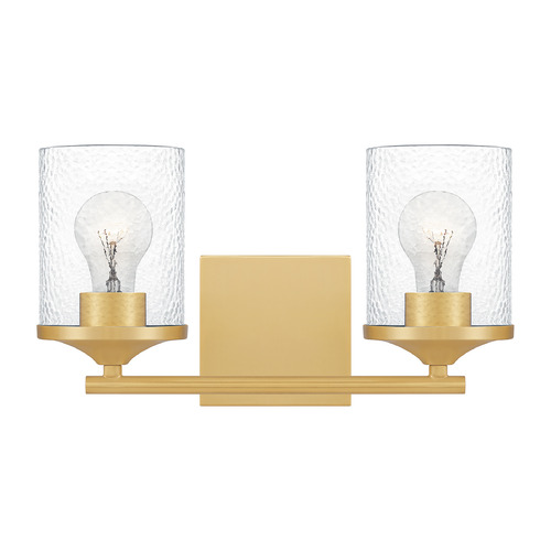 Abner 14-Inch Bath Light in Aged Brass by Quoizel Lighting