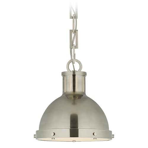 Visual Comfort Signature Collection Thomas OBrien Hicks Pendant in Antique Nickel by Visual Comfort Signature TOB5068AN