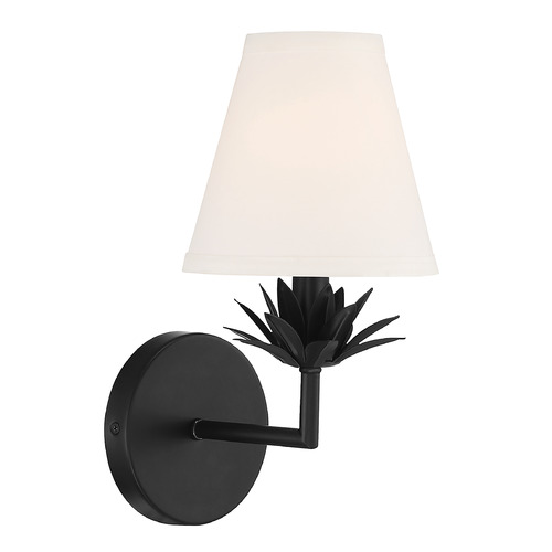 Meridian 12-Inch High Wall Sconce in Matte Black by Meridian M90078MBK