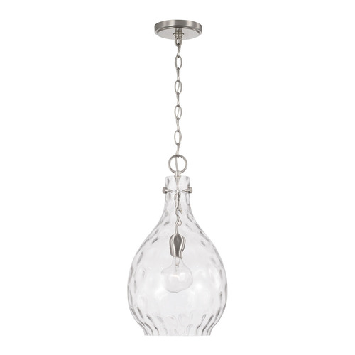 HomePlace by Capital Lighting Brentwood 18-Inch Pendant in Nickel by HomePlace by Capital Lighting 349012BN