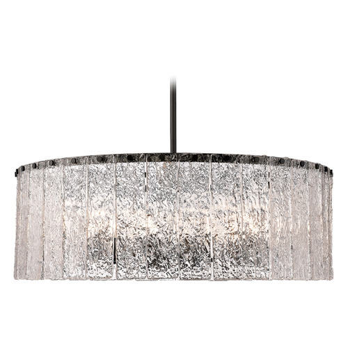 Glacier Matte Black Pendant by Z-Lite