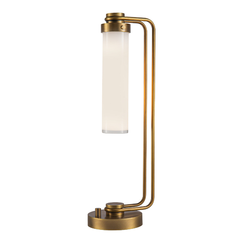 Wynwood 22-Inch Table Lamp in Vintage Brass by Alora Lighting