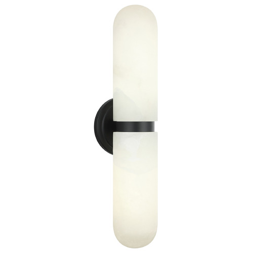 Matteo Lighting Matteo Lighting Capsula Matte Black LED Vertical Bathroom Light S01912MB