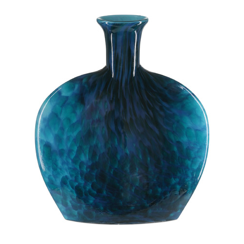 Currey and Company Pavonini Blue Vase