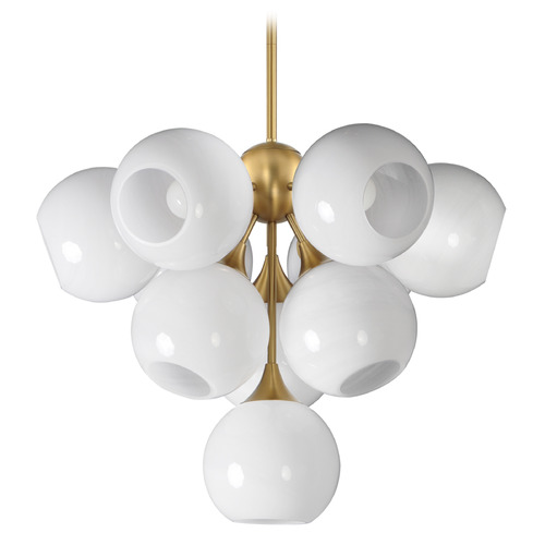 Maxim Lighting Neve Natural Aged Brass Chandelier
