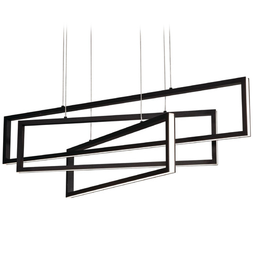 Afx Lighting Cole Black LED Multi-Light Pendant