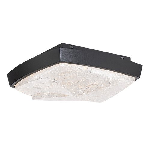 Modern Forms by WAC Lighting Modern Forms Kenji Black LED Flushmount Light FM238611-BK