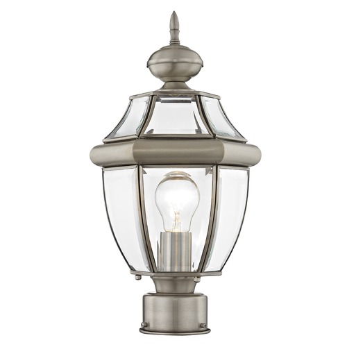 Livex Lighting Livex Lighting Monterey Brushed Nickel Post Light 2153-91