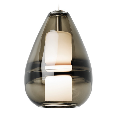 Visual Comfort Modern Collection Ella Mini Freejack Pendant in Satin Nickel by Visual Comfort Modern 700FJELAKS