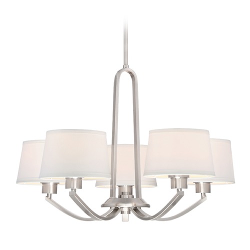 Designers Fountain Studio Satin Platinum Chandelier