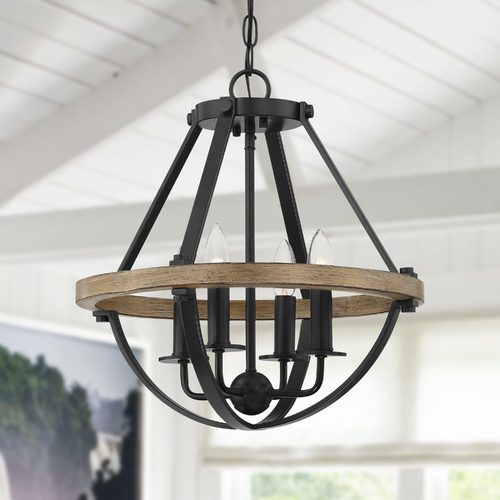 Quoizel Lighting Bartlett Earth Black Pendant by Quoizel Lighting BRL1716EK