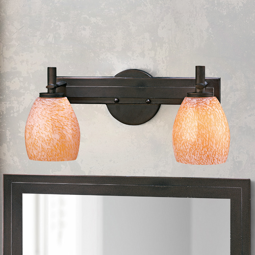 Minka Lavery Art Glass Bath Bronze Bathroom Light by Minka Lavery 5112-617