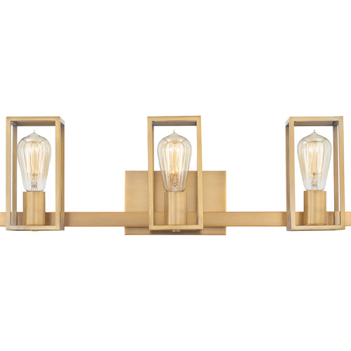 Quoizel Lighting Leighton 24-Inch Vanity Light in Weathered Brass by Quoizel Lighting LGN8724WS