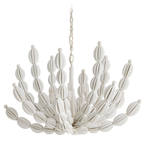 Indi Chandelier in White by Arteriors Home