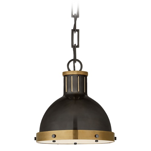 Thomas OBrien Hicks Pendant in Bronze & Brass by Visual Comfort Signature