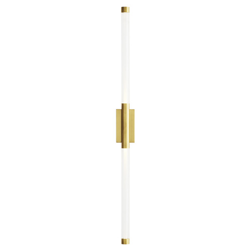 Kelly Wearstler Phobos 2-Light LED Sconce in Brass by Visual Comfort Modern
