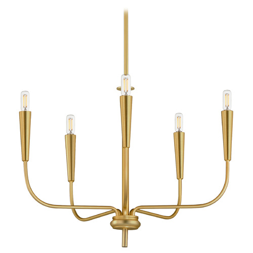 Maxim Lighting Vela Satin Brass Chandelier