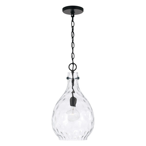 HomePlace by Capital Lighting Brentwood 18-Inch Pendant in Black by HomePlace by Capital Lighting 349012MB