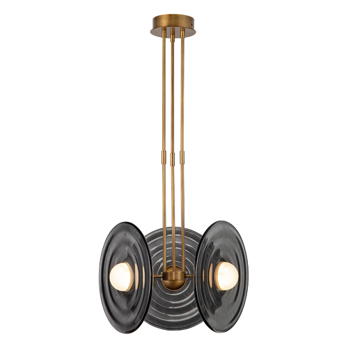 Alora Lighting Harbour 3-Light LED Pendant in Vintage Brass by Alora Lighting PD350318VBSM