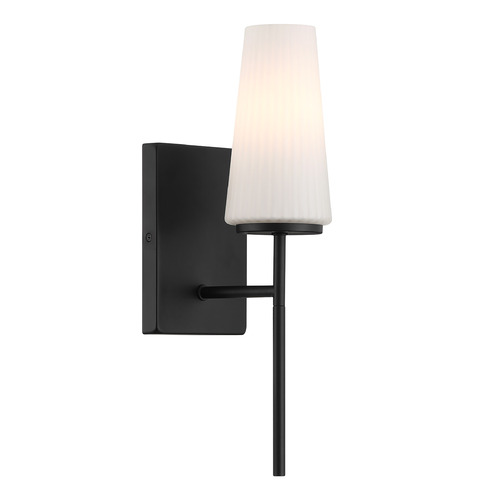 Meridian Matte Black Sconce