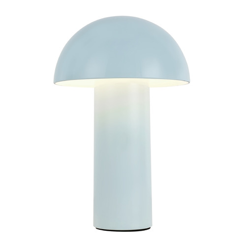 Kuzco Lighting Setas Sky Blue LED Table Lamp with Bowl / Dome Shade