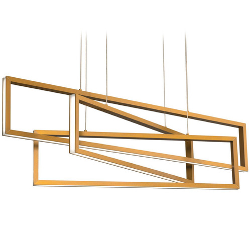 Afx Lighting Cole Gold LED Multi-Light Pendant