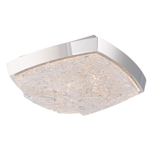 Modern Forms Kenji Polished Nickel LED Flushmount Light