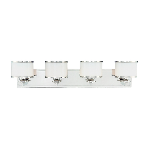 Hudson Valley Lighting Basking Ridge 4-Light Bath Light in Polished Nickel by Hudson Valley Lighting 6104-PN