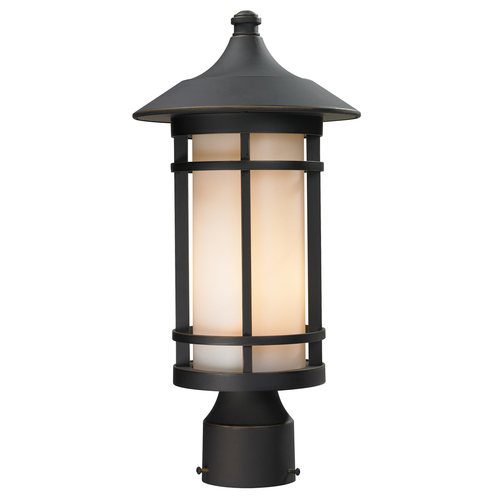 Z-Lite Z-Lite Woodland Oil Rubbed Bronze Post Light 528PHM-ORB