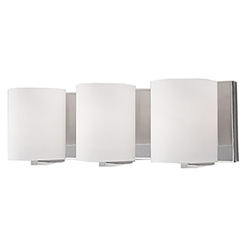 Modern Chrome Bathroom Light by Kuzco Lighting