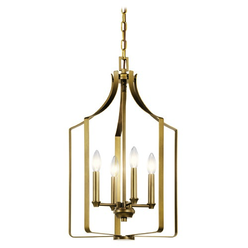 Morrigan 15-Inch Natural Brass Chandelier by Kichler Lighting